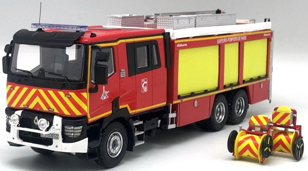 MAN Camion de Sapeurs Pompiers TGM 15.290 GALLIN FPT TUNNEL SDIS 74  Haute-Savoie 1/43 ALERTE